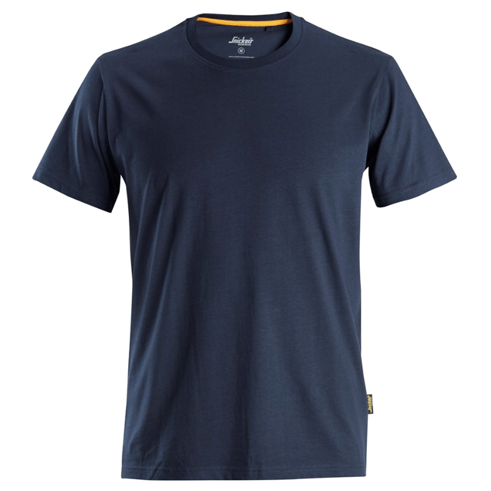 Snickers 2526 AllroundWork, Organic Cotton T-Shirt Various Colours Navy Blue