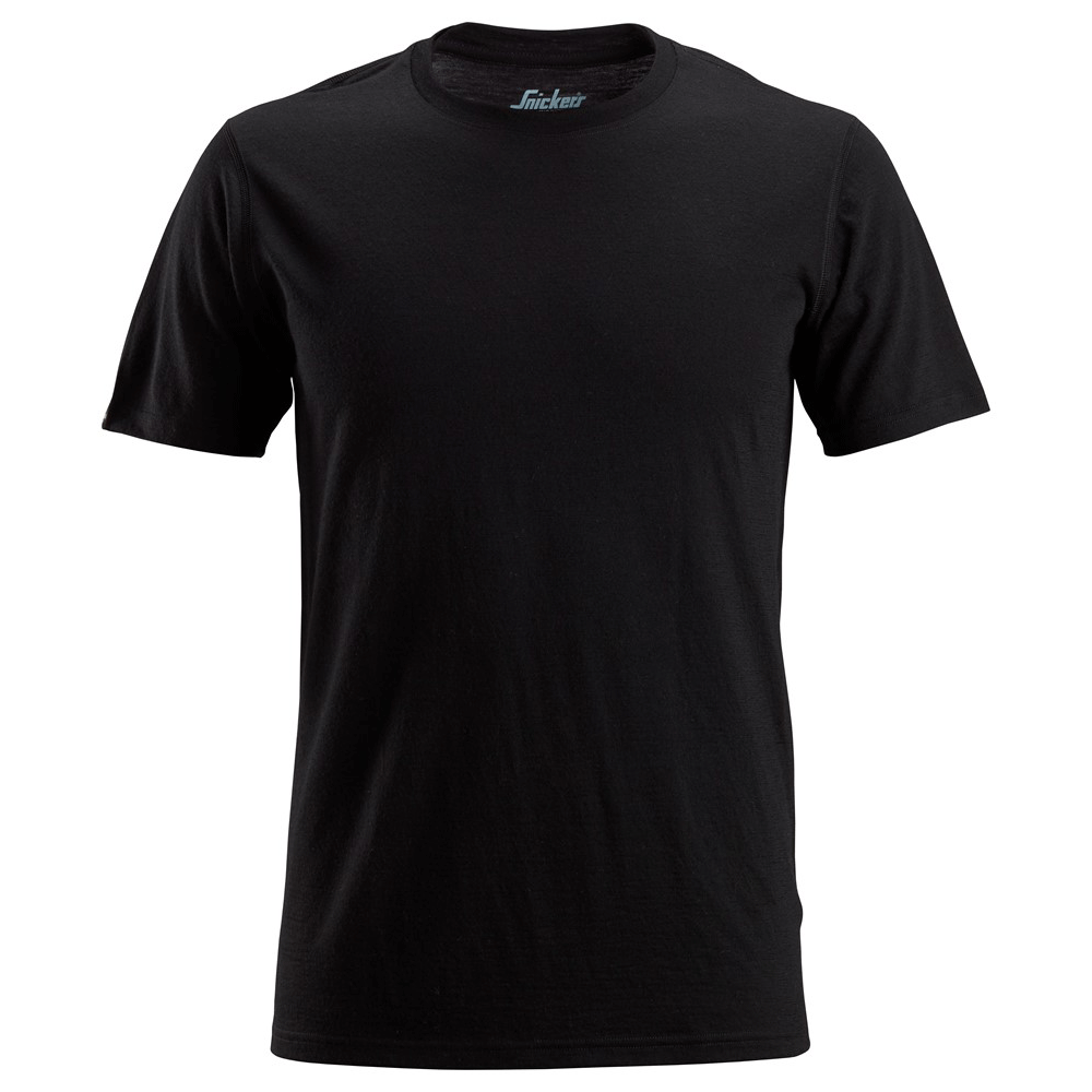 Snickers 2527 AllroundWork, Wool T-Shirt Various Colours Black