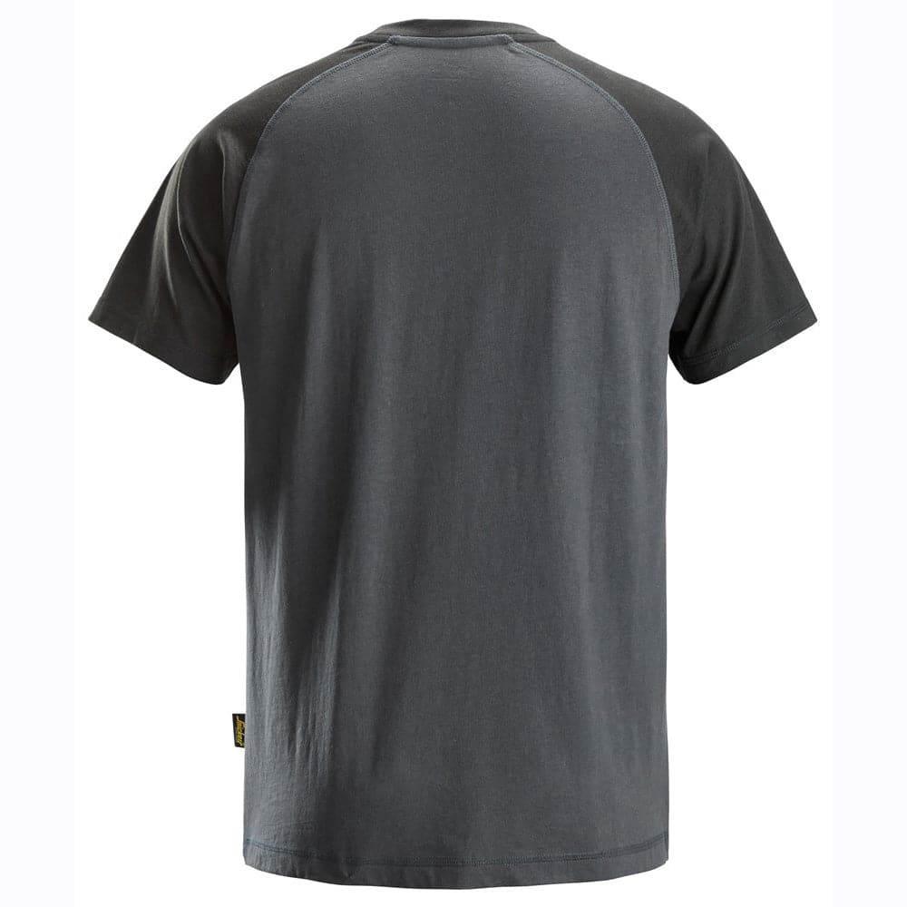 Snickers 2550 Two-Coloured Short Sleeve Cotton T-Shirt