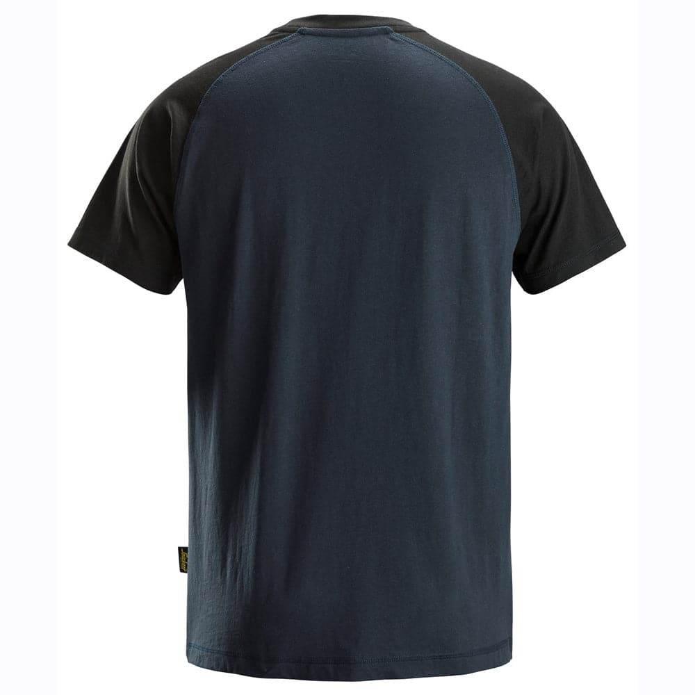 Snickers 2550 Two-Coloured Short Sleeve Cotton T-Shirt