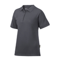 Snickers 2702 Womens Ladies Work Polo Shirt T-Shirt Steel Grey / XS