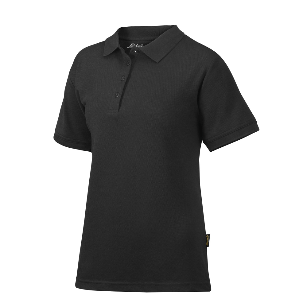 Snickers 2702 Womens Ladies Work Polo Shirt T-Shirt Black