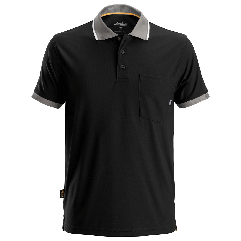 Snickers 2724 AllroundWork 37.5® Tech Polo Shirt Various Colours Black