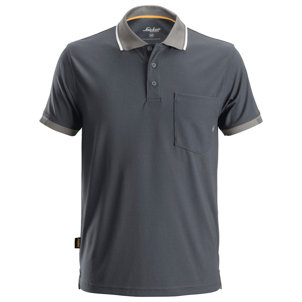 Snickers 2724 AllroundWork 37.5® Tech Polo Shirt Various Colours Steel Grey