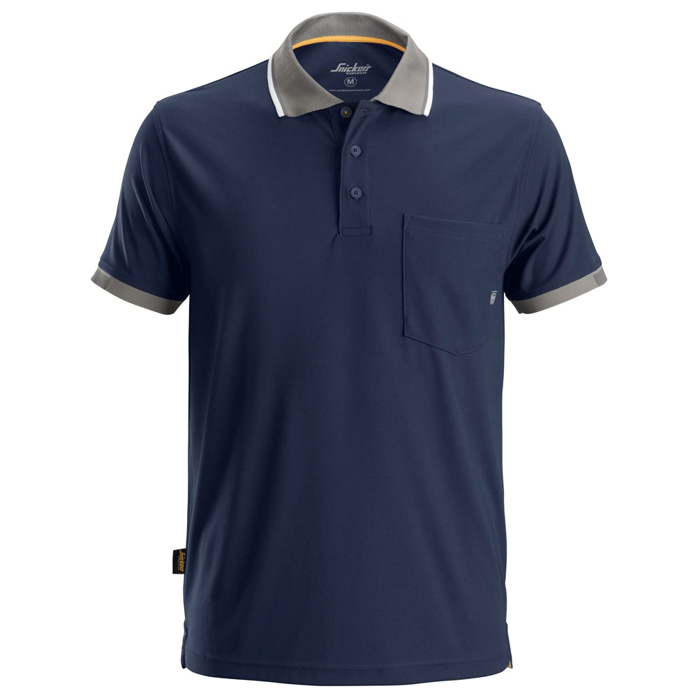 Snickers 2724 AllroundWork 37.5® Tech Polo Shirt Various Colours Navy Blue