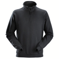 Snickers 2818 ½ Zip Work Sweatshirt Various Colours Black