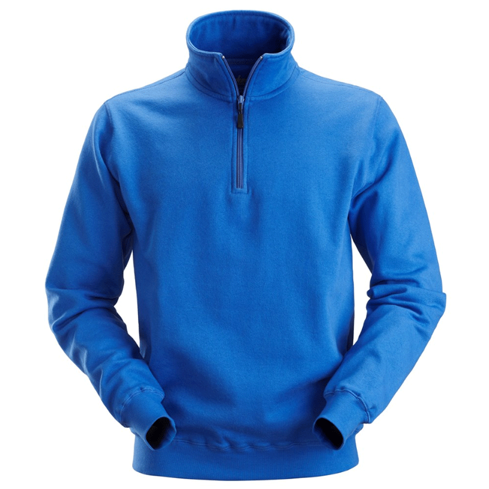 Snickers 2818 ½ Zip Work Sweatshirt Various Colours True Blue