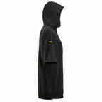 Snickers 2850 Logo Short Sleeve Hoodie Sweatshirt