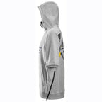 Snickers 2850 Logo Short Sleeve Hoodie Sweatshirt
