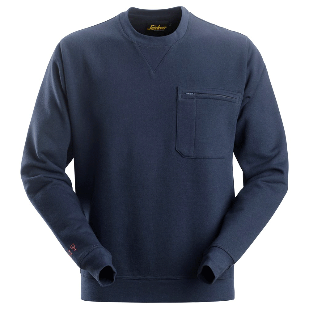 Snickers 2861 ProtecWork, Flame Retardant Arc Protection Sweatshirt Various Colours Navy Blue