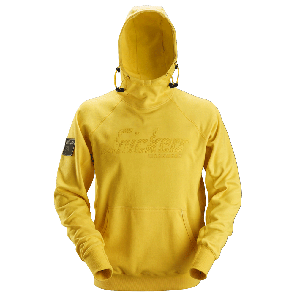 Snickers 2881 Logo Hoodie Various Colours Yellow