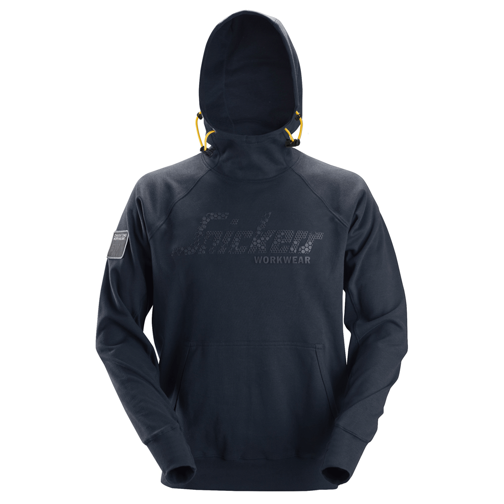 Snickers 2881 Logo Hoodie Various Colours Navy Blue