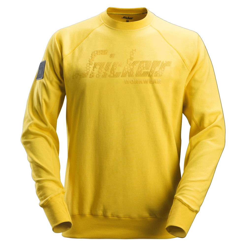 Snickers 2882 Logo Sweatshirt Various Colours Yellow