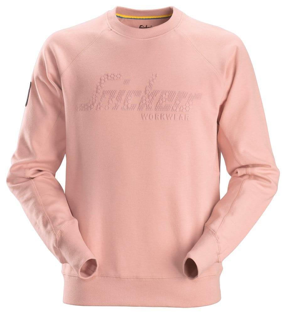 Snickers 2882 Logo Sweatshirt Various Colours Devon Pink