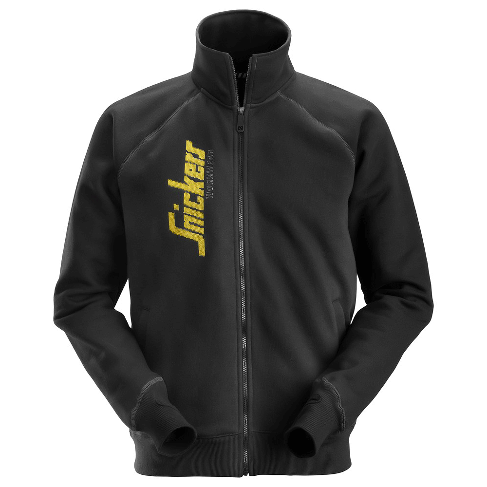 Snickers 2887 Logo Full Zip Jacket Various Colours Black