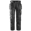 Snickers 3212 Craftsmen Holster Pocket Trousers, DuraTwill Black, Waist 33" Leg 37"-Snickers 248