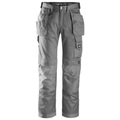 Snickers 3212 Craftsmen Holster Pocket Trousers, DuraTwill Grey