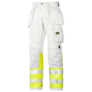 White / Hi-Vis Yellow