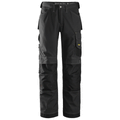 Snickers 3313 Craftsmen Trousers, Rip-Stop Black Waist 47"- Leg 32"- Snickers Size: 62
