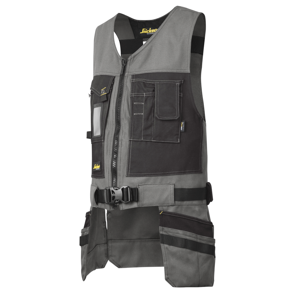 Snickers 4254 Utility Work Toolvest, Canvas+ Various Colours Grey