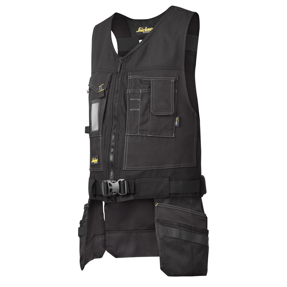 Snickers 4254 Utility Work Toolvest, Canvas+ Various Colours Black