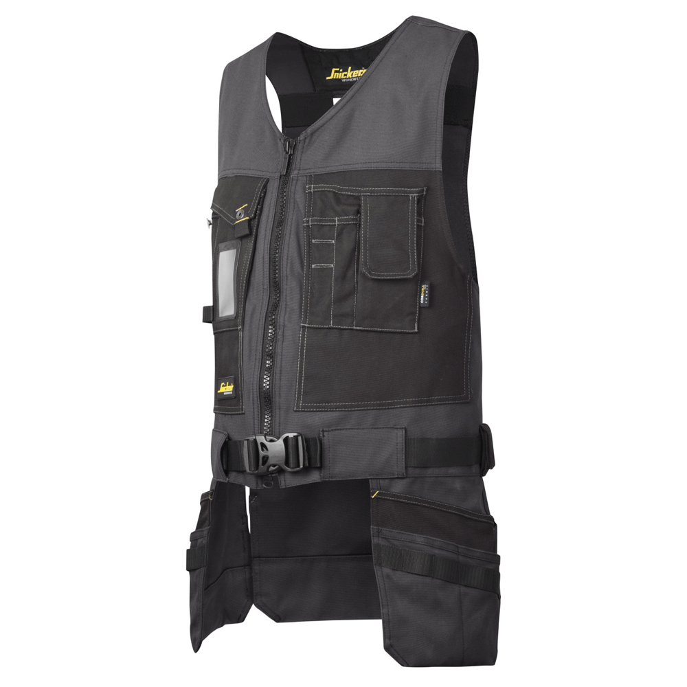 Snickers 4254 Utility Work Toolvest, Canvas+ Various Colours SteelGrey