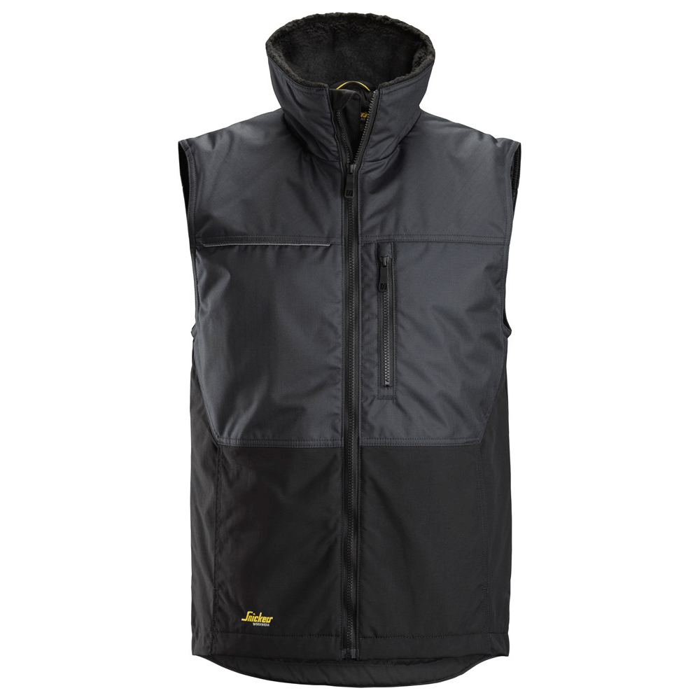Snickers 4548 AllroundWork, Winter Work Vest Various Colours Steel Grey Black