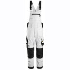 Snickers 6051 AllroundWork Stretch Bib & Brace Trousers White
