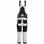 Snickers 6051 AllroundWork Stretch Bib & Brace Trousers White