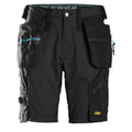 Snickers 6110 LiteWork, 37.5® Work Shorts Holster Pockets Black Snickers 44 / 30" Waist