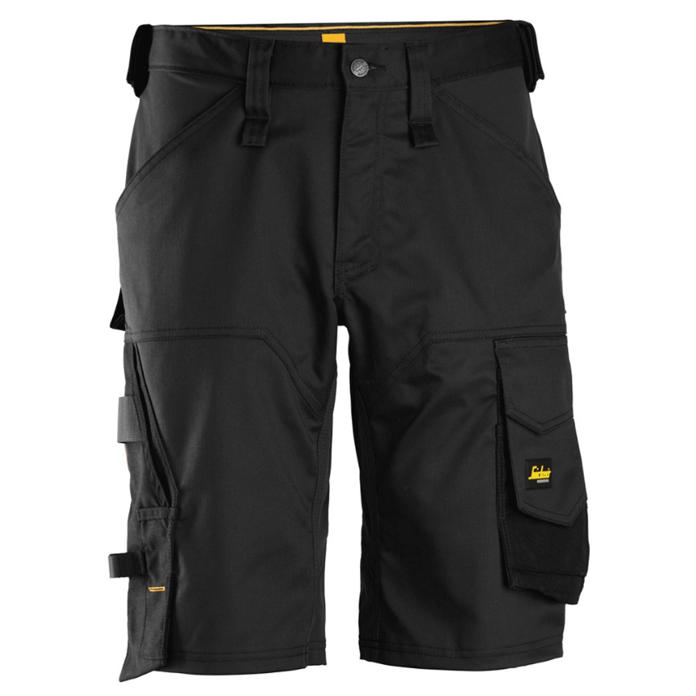Snickers 6153 AllroundWork, Stretch Loose Fit Work Shorts Black