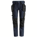 Snickers 6208 LiteWork, Detachable Holster Pocket Kneepad Work Trousers Navy Blue - 33" Waist, 35" Leg - Snickers Size 148