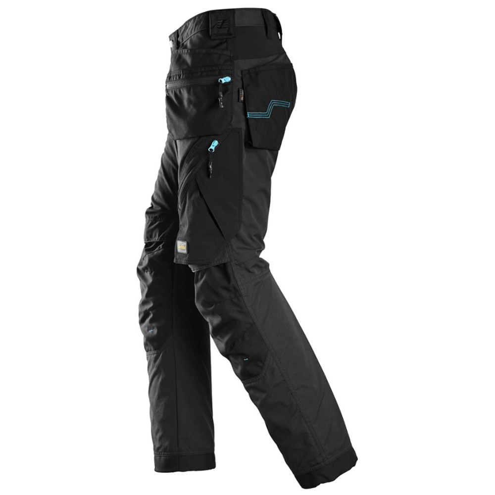 Snickers 6210 LiteWork, 37.5® Holster Pocket Work Trousers Black 41" Waist, 32" Leg - Snickers Size 58