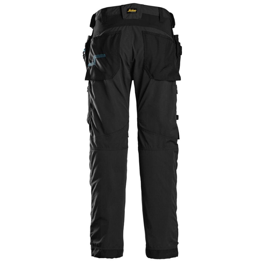 Snickers 6210 LiteWork, 37.5® Holster Pocket Work Trousers Black 41" Waist, 32" Leg - Snickers Size 58