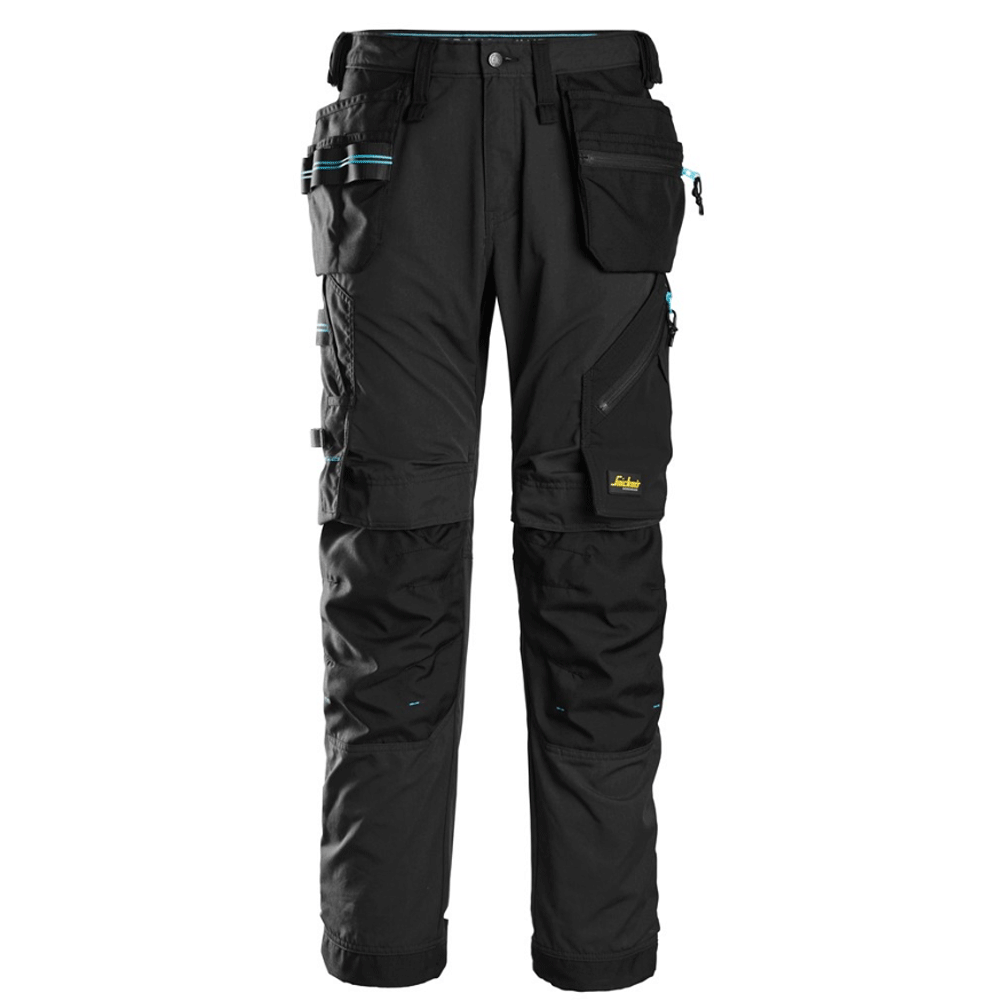 Snickers 6210 LiteWork, 37.5® Holster Pocket Work Trousers Black 41" Waist, 32" Leg - Snickers Size 58