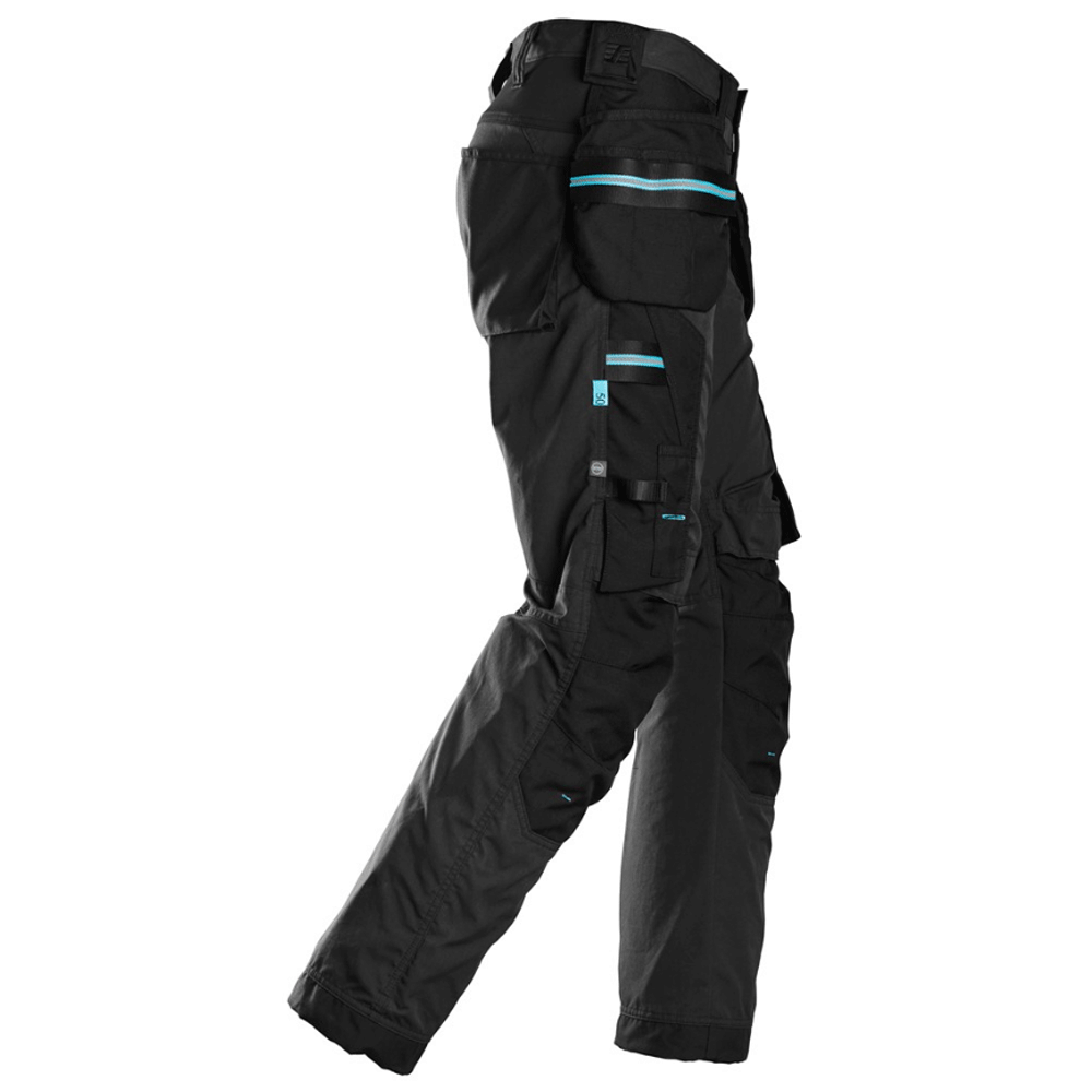 Snickers 6210 LiteWork, 37.5® Holster Pocket Work Trousers Black 35" Waist, 32" Leg - Snickers Size 50