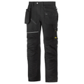 Snickers 6215 RuffWork Cotton, WorkTrousers+Holster Pockets Black