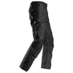 Snickers 6224 AllroundWork, Canvas+ Stretch Work Trousers+ Holster Pockets Black