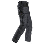 Snickers 6224 AllroundWork, Canvas+ Stretch Work Trousers+ Holster Pockets Steel Grey