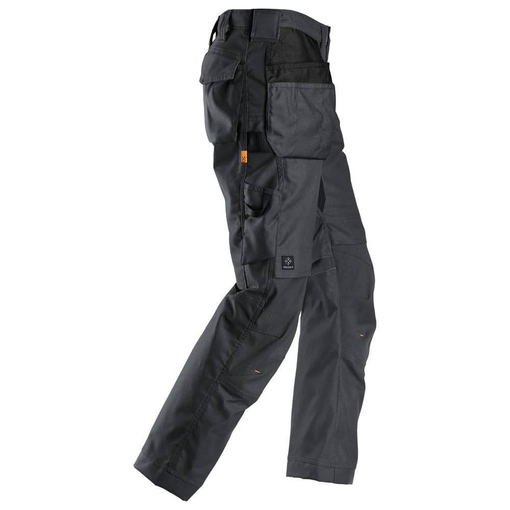 Snickers 6224 AllroundWork, Canvas+ Stretch Work Trousers+ Holster Pockets Steel Grey