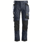 Snickers 6241 AllroundWork, Stretch Work Knee Pad Trousers Holster Pockets Navy Blue