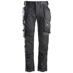 Snickers 6241 AllroundWork, Stretch Work Knee Pad Trousers Holster Pockets Steel Grey