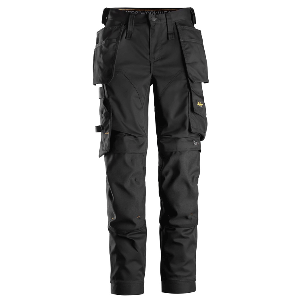 Snickers 6247 AllroundWork, Womens Holster Pockets Stretch Trousers Black