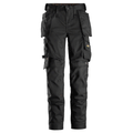Snickers 6247 AllroundWork, Womens Holster Pockets Stretch Trousers Black