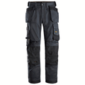 Snickers 6251 AllroundWork, Stretch Loose Fit Holster Pocket Work Trousers Steel Grey 31" Waist, 30" Leg - Snickers Size 92