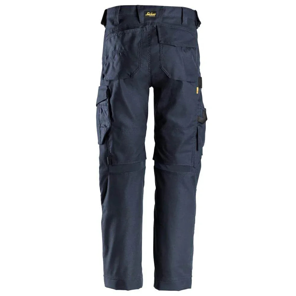 Snickers 6324 AllroundWork, Canvas+ Stretch Work Trousers+ Navy Blue