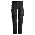 Snickers 6341 AllroundWork Stretch Kneepad Trousers Black 156 (39" Waist, 35" Leg)