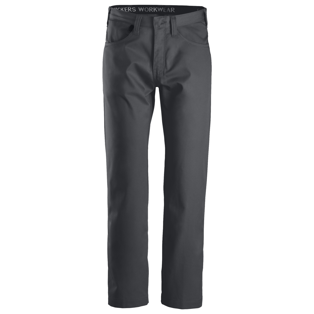 Snickers 6400 Service Chinos Steel Grey 33" Waist - 32" Leg - Snickers Size 96