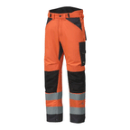 Snickers 6639 AllroundWork, Hi-Vis 37.5 Insulated Trousers+ CL2 Various Colours Hi-Vis Orange Steel Grey