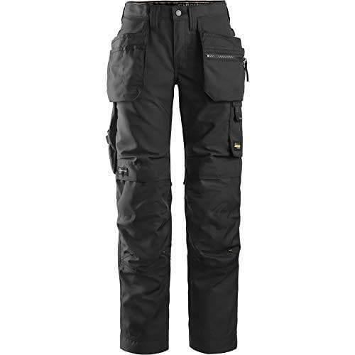 Snickers 6701 AllroundWork, Women’s Work Trousers+ Holster Pockets Various Colours Black
